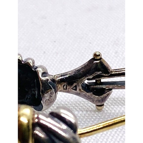 David Yurman Metro 18K 925 Single Replacement Earring Clip On Post - Picture 5 of 10